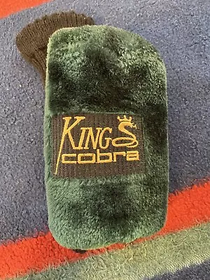 King Cobra 5 Golf Club Head Cover Fuzzy Embroidered Vintage Plush • $15