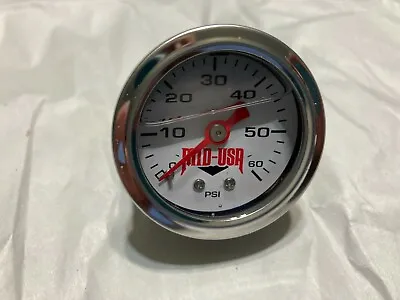 60psi Oil Pressure Gauge Big Twin Evolution Face All Years • $41