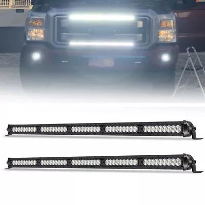 For Ford F250 F350 Super Duty 2x 30 Inch LED Light Bar Spot Flood Combo Driving • $176.98