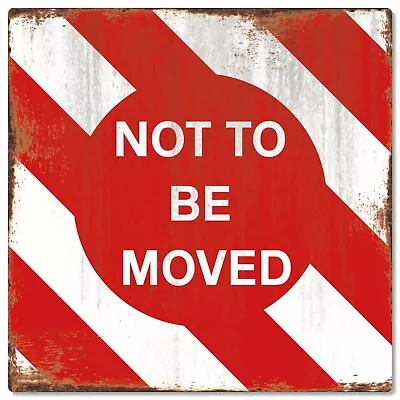 British Rail Railway Metal Sign Not To Be Moved Train • £21.99