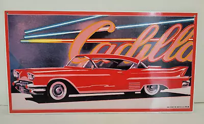 Vintage Repro Ande Rooney Ceramic Cadillac Sign 7 X 13  • $15