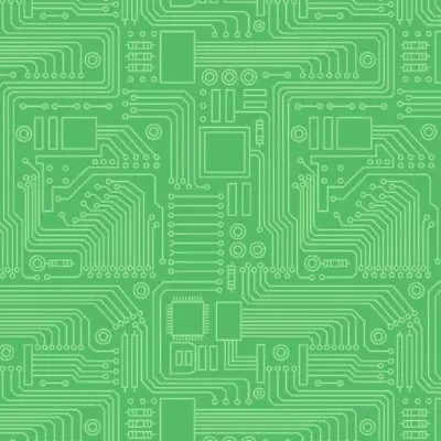 $6.25 • Buy STEM Squad Computer Fabric 100% Quilters Cotton Blue Technology