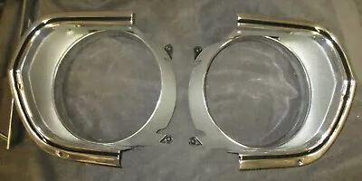 $490 • Buy BARRACUDA HEADLIGHT BEZELS 67 68 CORE REDO 1967 1968 Cuda Grill - SEND TO US