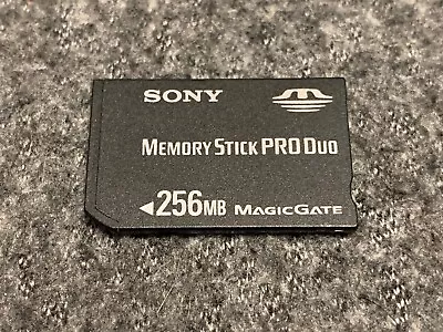 Sony 256 MB Memory Stick Pro Duo Flash Memory Card (MSXM-256S) • $4.99