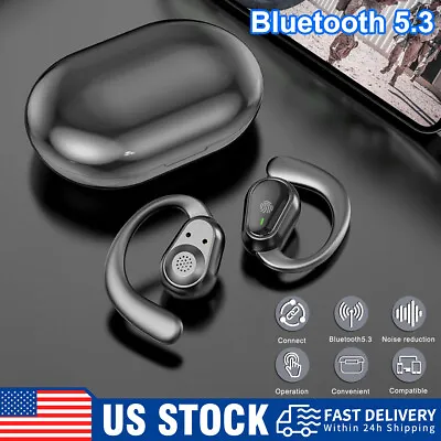 TWS Bluetooth 5.3 Headset Wireless Earphones Earbuds Stereo Headphones Ear Hook_ • $12.70