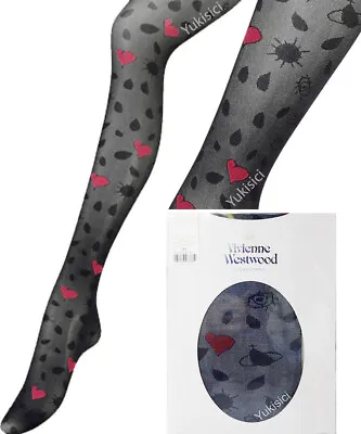 Vivienne Westwood Japan Pantyhose Stocking Tights Loving Eye Orb Black & Red M-L • $63.99