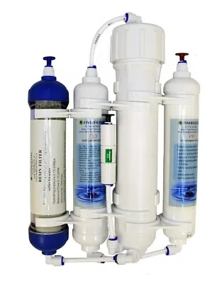 £46.99 • Buy Finerfilters Aquarium Water Filter System Compact 4 Stage 50 GPD RO Unit