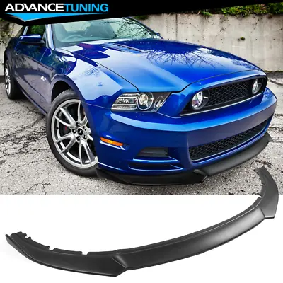 Fits 13-14 Ford Mustang IKON Style Front Bumper Lip Spoiler PP • $129.99