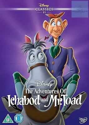 The Adventures Of Ichabod And Mr Toad [1949] [DVD] • £10.50