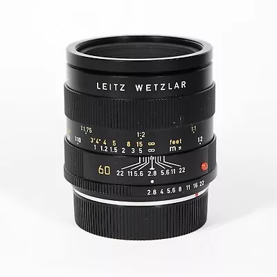 Leica MACRO-ELMARIT-R 60mm F/2.8 3-cam SLR Lens GERMANY • $499.95