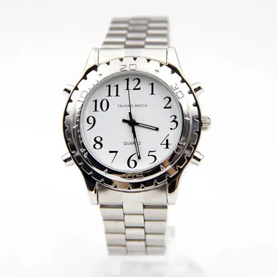 Men's Watch English Talking For Blind & Visually Impaired Analog Watch  P • $30.99