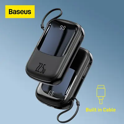 $45.99 • Buy Baseus Portable 10000mAh Power Bank 22.5W Mini USB Battery Charger For IPhone 14