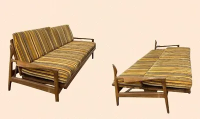 1961 Mid Century Fler Narvik Daybed Sofa 4 Seater Lounge • $2490