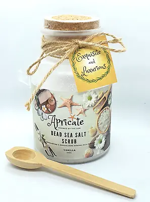 £14.95 • Buy Apricate, Dead Sea Bath Salts Body Scrub Exquisite & Luxurious Vanilla