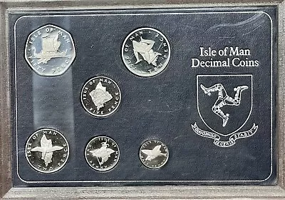 1976 Isle Of Man Platinum Proof Decimal Coin Set • $3300