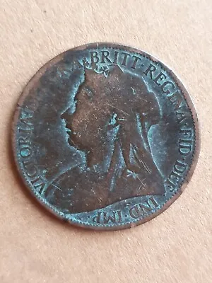 Queen Victoria One Penny Coin 1898 • £1.99