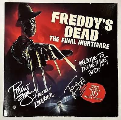 Freddy’s Dead The Final Nightmare On Elm Street Signed Laserdisc Robert Krueger • $349.99