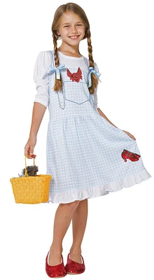 £16.39 • Buy Intimo Girls Wizard Of Oz Dorothy Costume Fantasy Nightgown With Ruby Slippers