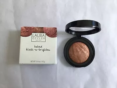 Laura Geller  Baked Blush N Brighten Shade Sunswept  4.5 Grams Boxed • £12.75