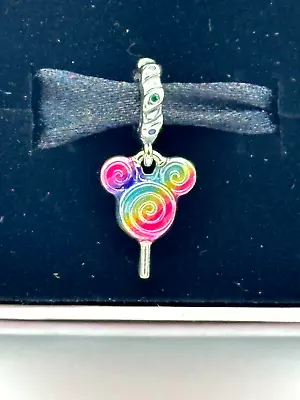 Disney Parks Exclusive Pandora Mickey Mouse Rainbow Lollipop Dangle Charm 2024 • $99.99