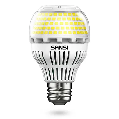 SANSI 25W LED Light Bulb 4000lm 250W Equivalent 5000K Heavy Duty Ceramic Lamp • $4.25