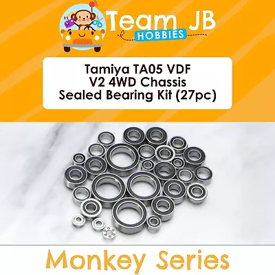 Tamiya TA05 VDF V2 4WD Chassis - 27 Pcs Rubber Sealed Bearings Kit • $26.99