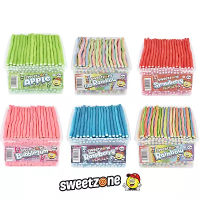 Sweetzone Pencils All Flavours 100 Pieces Halal HMC Sweets Tubs • £7.35