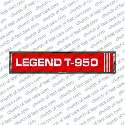 Chrome Badge #7064 To Suit Legend T-950 Kenworth Truck Dash Or Interior  • $37