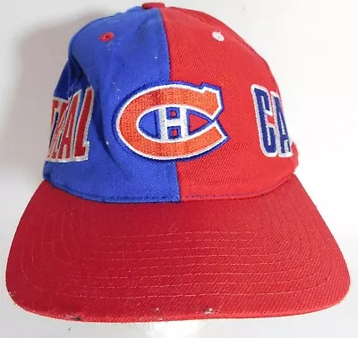 Canadiens Montreal Hat Snapback NHL VTG American Needle Medium Cap • $24.95