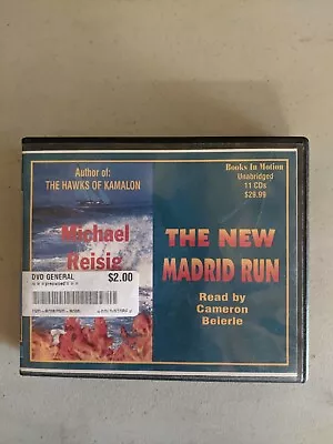 Shelf00B Audiobook~ THE NEW MADRID RUN UNABRIDGED BY MICHAEL REISIG • $9.94