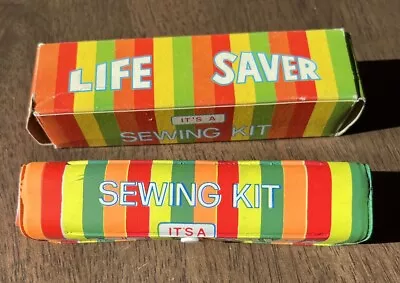 VTG 1982 Life Savers Travel Sewing Kit  Vinyl Hong Kong - NIB • $9.95