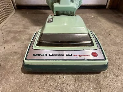 Vintage Hoover Convertible / Decade 80 Upright Vacuum Cleaner Model U4161 Green • $79.99