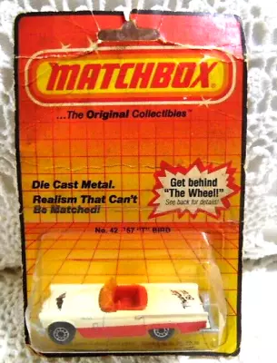 Matchbox Thunderbird 1957(1933e2) Preowned In Original Package #42 • $27