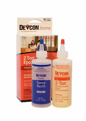 Two Devcon 2-Ton Epoxy Jewelry Resin Hardener Metals Ceramics Adhesive Glue • $24.95