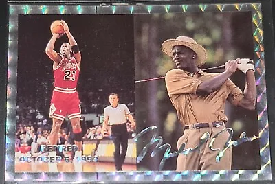 $8 • Buy Michael Jordan 1994 NSCC BASKETBALL/GOLF Silver Foil PROMO Card (1 Of 5000)