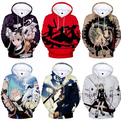 Anime Hoodie Soul Eater MAKA·ALBARN Cosplay Pullover Hooded Jumper Sweatshirt • $18.47