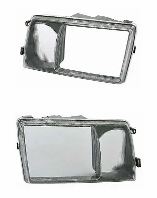 Headlight Bezel Doors W/ Fog Light Pair New For Mercedes W126 Sedan '86-'91 US • $156.20