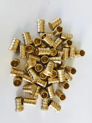 Efield 100 Pcs 1/2  Pex Plug (end Cap)  Barb Crimp Brass Fittings Lead Free • $35.14