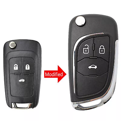 Key Shell Remote Flip Fob Case Replacement 3 Button For Holden Cruze Barina Trax • $19.79