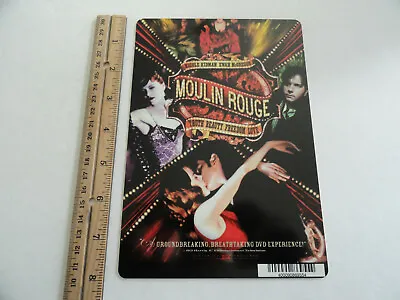 Moulin Rouge - Nicole Kidman - Blockbuster Video Backer Card 5 X8   • $10