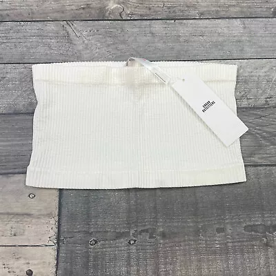 $13.06 • Buy Urban Outfitters Micro Bandeau Boob Tube Top Medium 12 14 White Festival Y2k NWT
