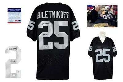 $99.99 • Buy Fred Biletnikoff Autographed SIGNED Jersey - Black - PSA DNA Authentic
