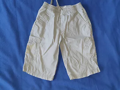 £1.75 • Buy Baby Boys' Light Khaki Lightweight Shorts - Small 18-24 Months (12-18?) - VGC