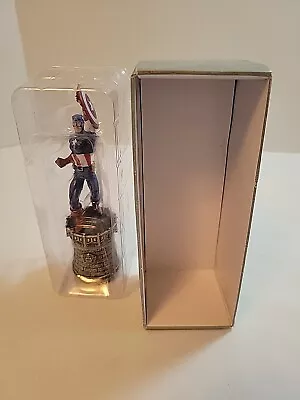 Marvel Chess Collection Captain America Figurine In Box EUC • $17.50