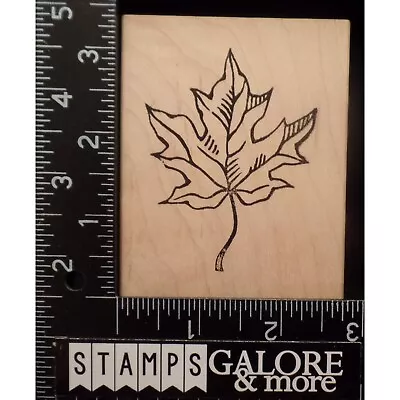 Paper Source Rubber Stamps Large Maple Tree Leaves Leaf #1021 • $4.79