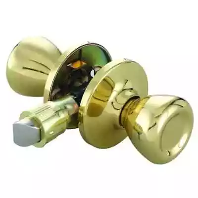 Mobile Home Hall & Closet Passage Door Knob In Polished Brass • $14.90