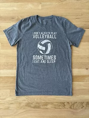 Volleyball T-Shirt Gray Medium • $5