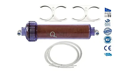 £18.95 • Buy Aquati Large In-line Deionization DI Stage Refillable Cartridge For RO Systems