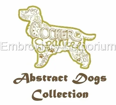 £9.95 • Buy Abstract Dogs Collection - Machine Embroidery Designs On Cd Or Usb