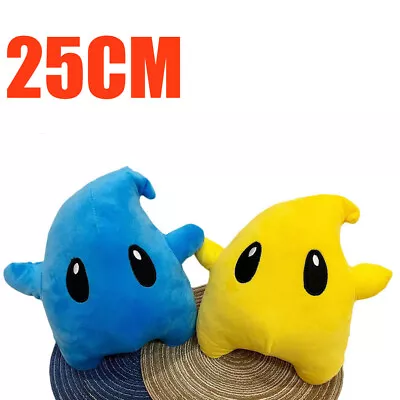 Super Mario Luma Star Plush Toy Stuffed Doll Decoration Toys Adult Kids Gifts • £11.64